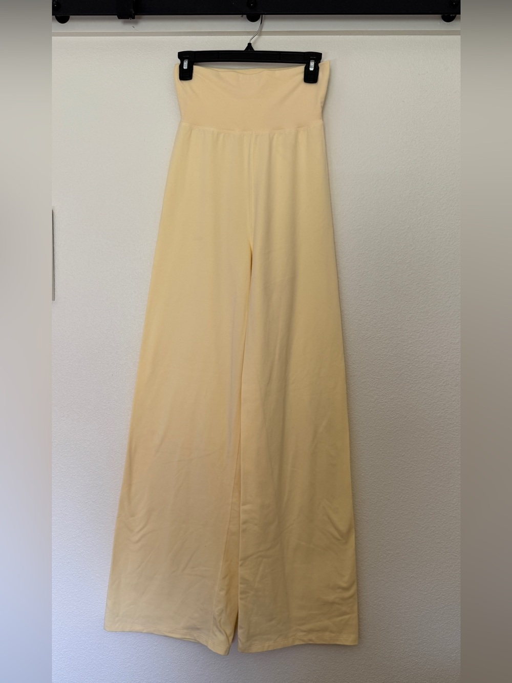 Old Navy Pale Yellow Wide-Leg Jumpsuit